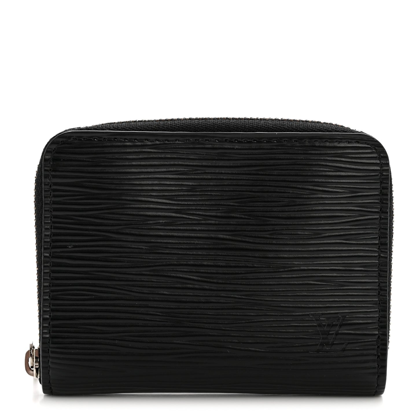 Epi Zippy Coin Purse Black Black