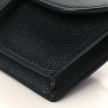 Christian Dior Grained Calfskin Saddle Belt Bag Black 9 of 9