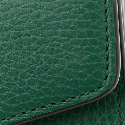 Gucci Pebbled Calfskin Small Dionysus Shoulder Bag Emerald 12 of 13