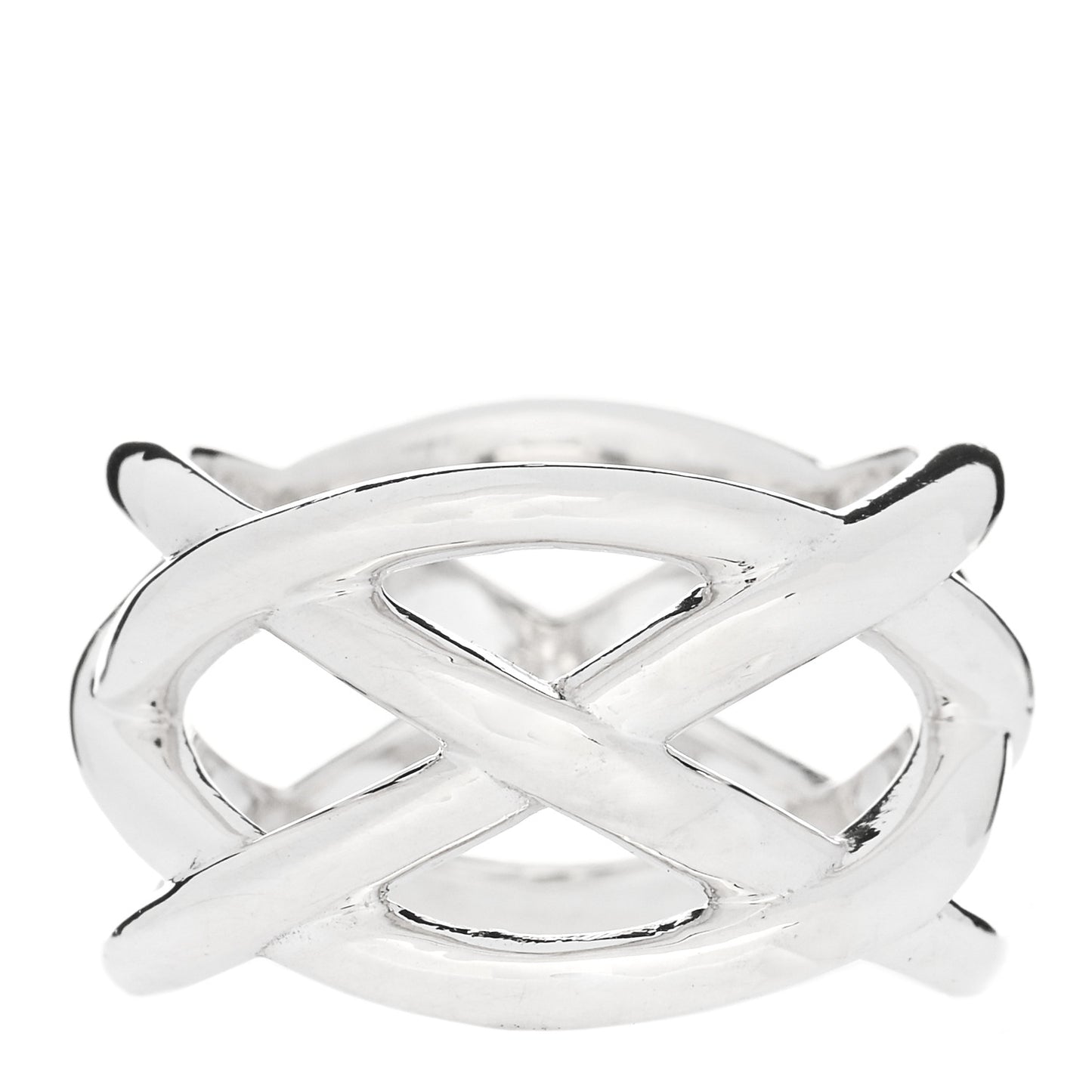 Sterling Silver Celtic Knot Ring 50 5.5