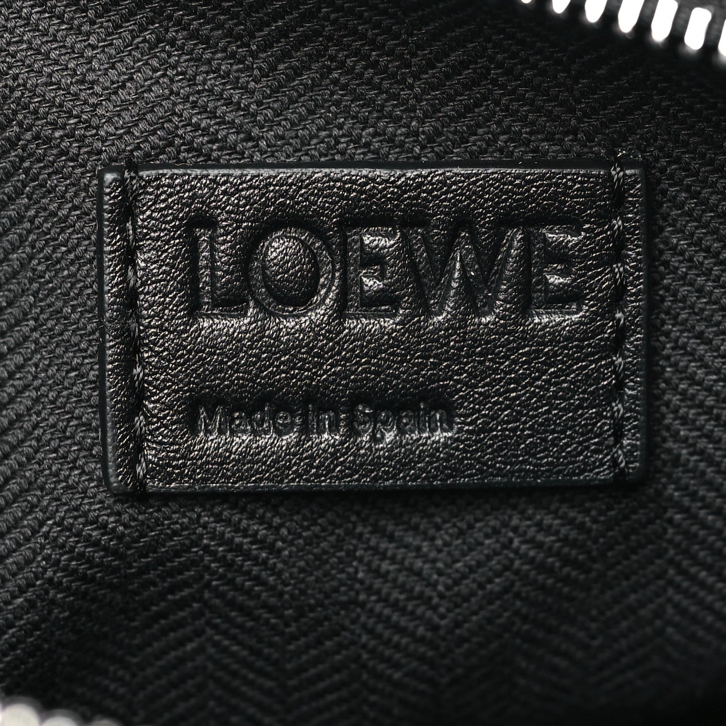 Supple Smooth Calfskin Jacquard Cubi Crossbody Bag Black