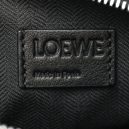 Loewe Supple Smooth Calfskin Jacquard Cubi Crossbody Bag Black 6 of 8