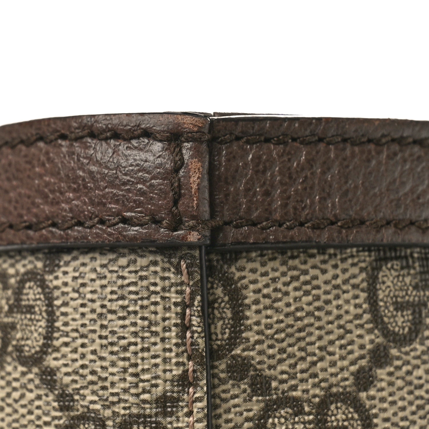 Gucci GG Supreme Monogram Medium Ophidia Shopping Tote Brown 10 of 12