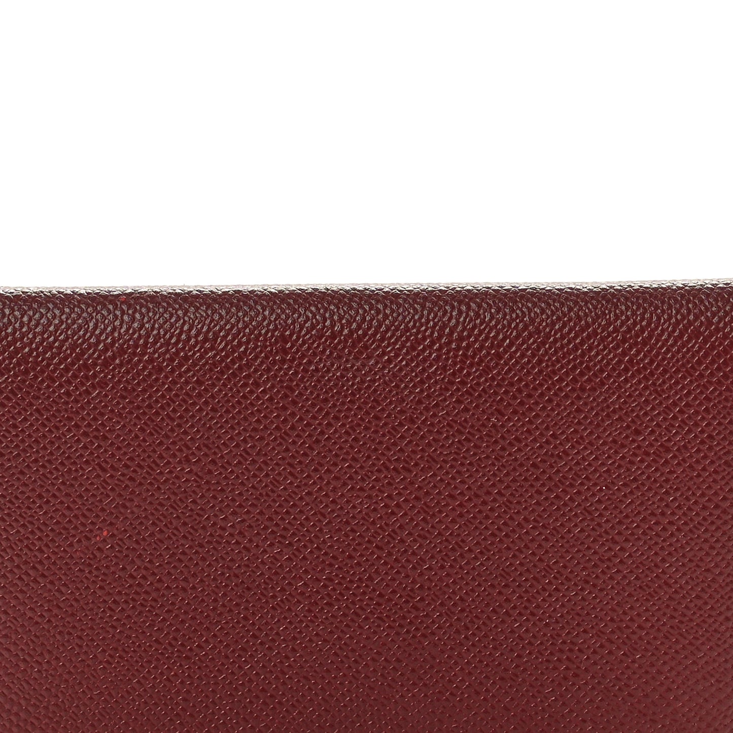 Madame Calfskin Calvi Card Case Rouge H