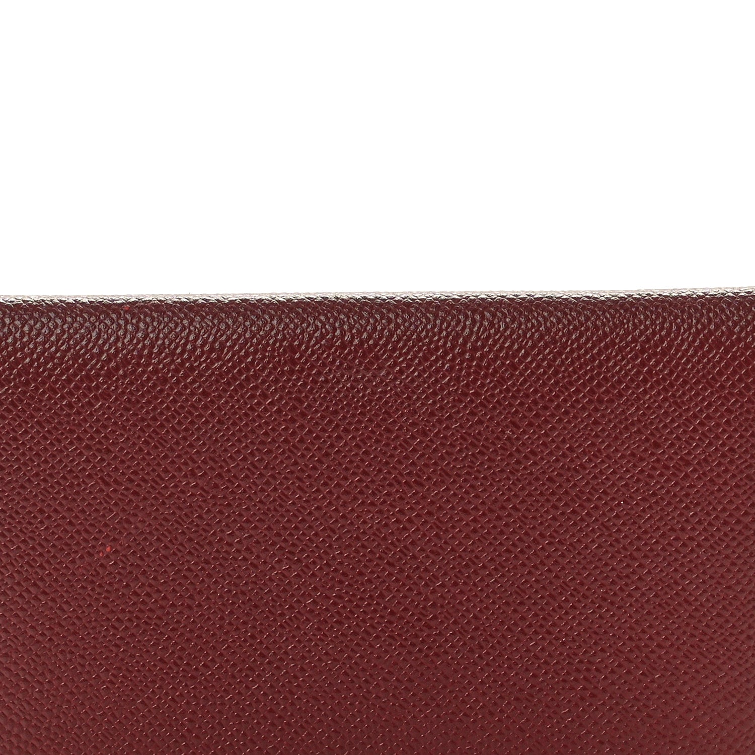 Hermes Madame Calfskin Calvi Card Case Rouge H 7 of 7