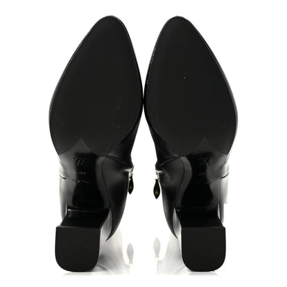 Louis Vuitton Calfskin Midtown High Boots 40 Black 5 of 8