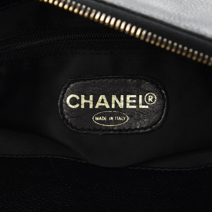 Chanel Caviar Flap Shoulder Bag Black 6 of 7