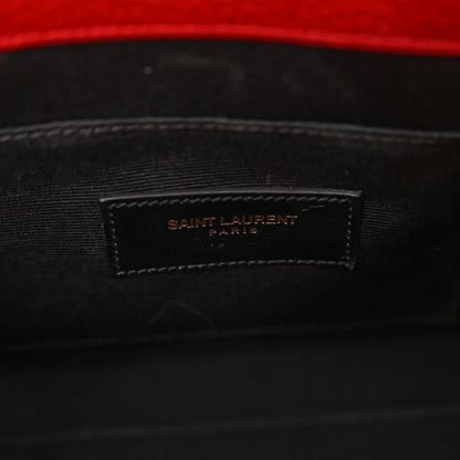 Saint Laurent Grained Calfskin Nano Sac De Jour Lipstick Red 6 of 11