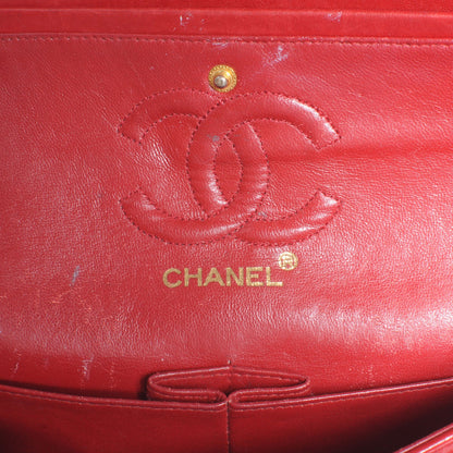 Chanel Lambskin Quilted Small Double Flap Red 7 of 9