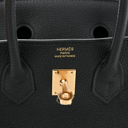 Hermes Togo Birkin 25 Black 5 of 10