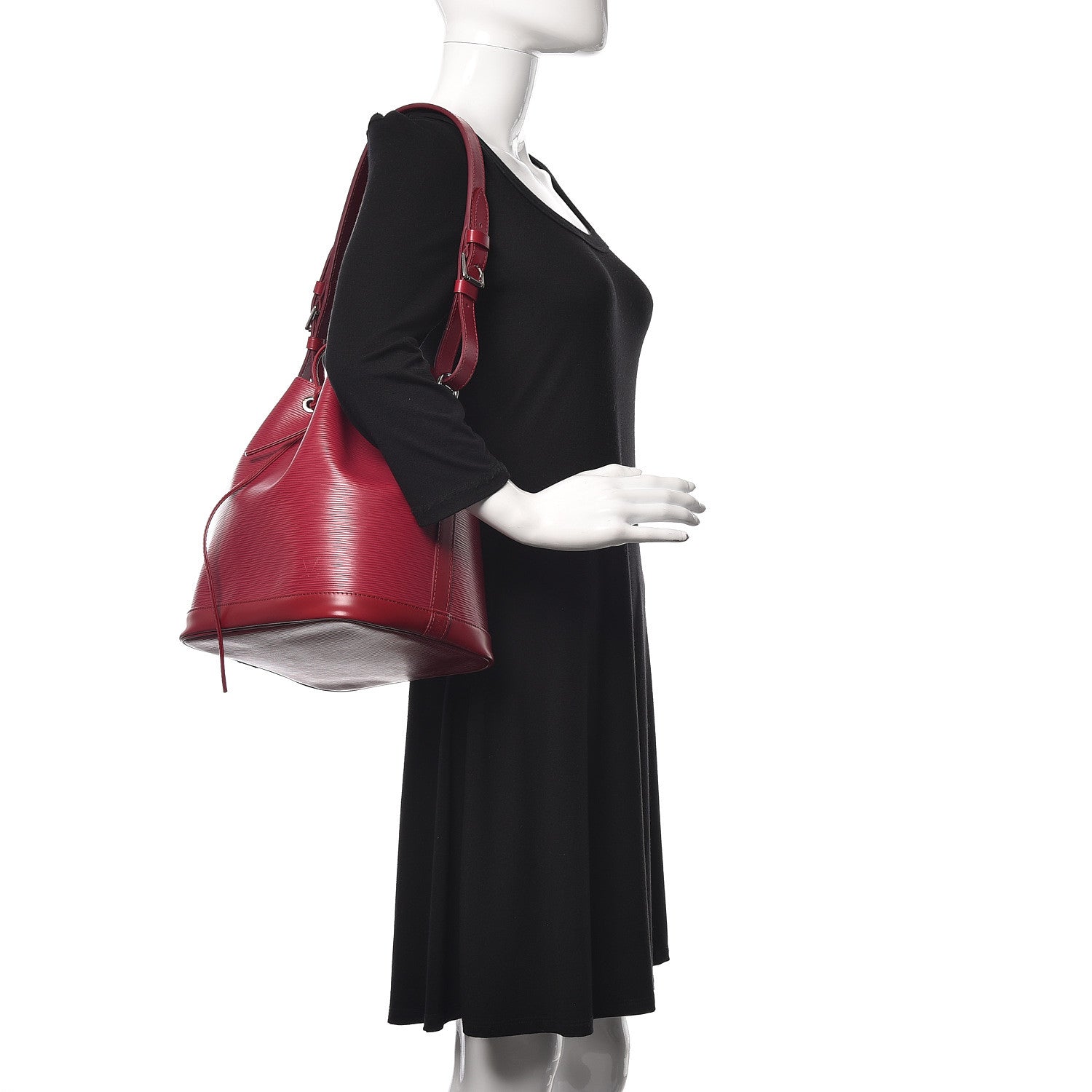 Louis Vuitton Epi Petit Noe NM Fuchsia 2 of 10