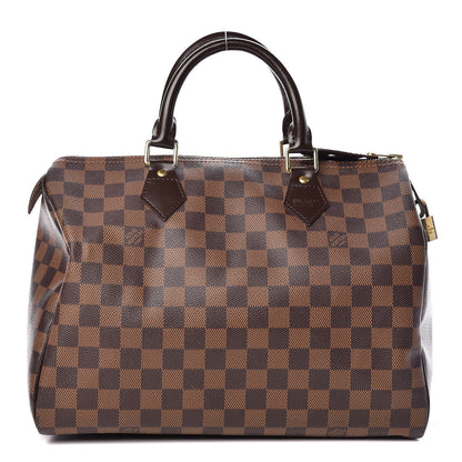 Louis Vuitton Damier Ebene Speedy 30 1 of 11