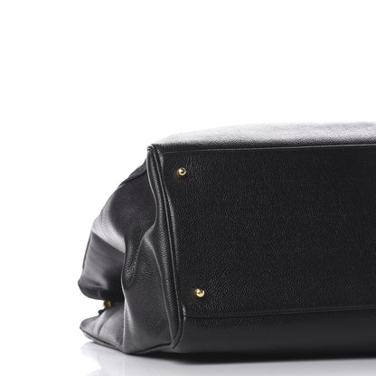 Chanel Caviar XL Weekender Bag Black 7 of 10