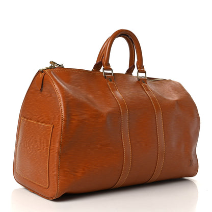 Louis Vuitton Epi Keepall 45 Cipango 4 of 15