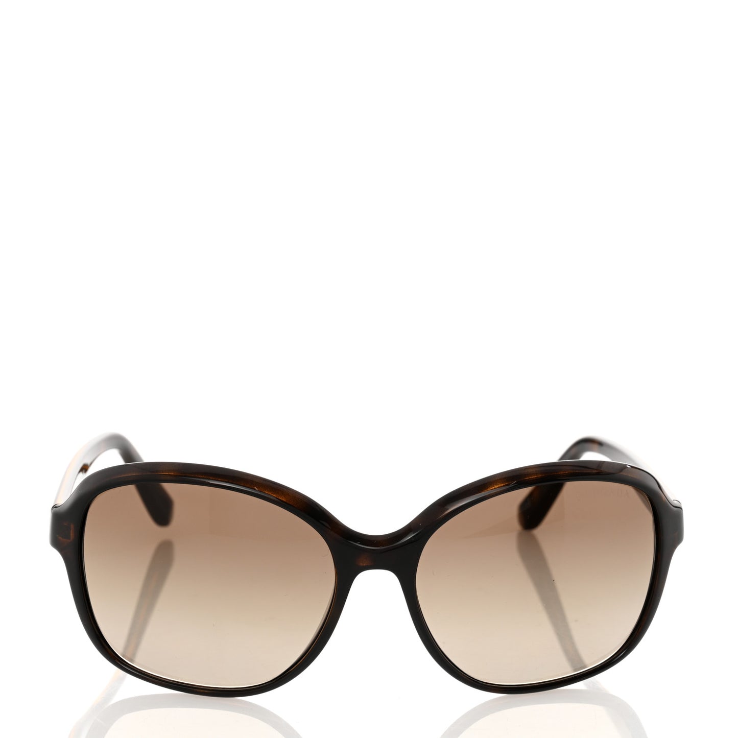 Round SPR 18Q Sunglasses Tortoise Brown