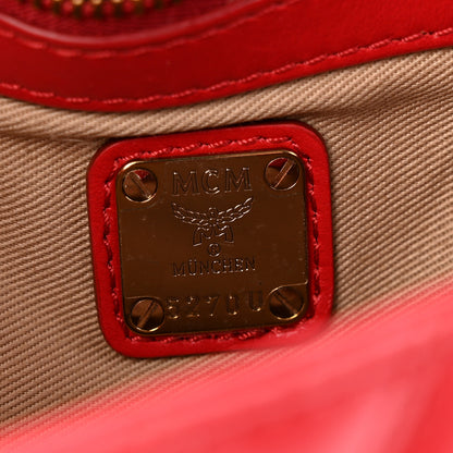 MCM Calfskin Quilted Small Patricia Belt Bag Ruby Red 6 of 15
