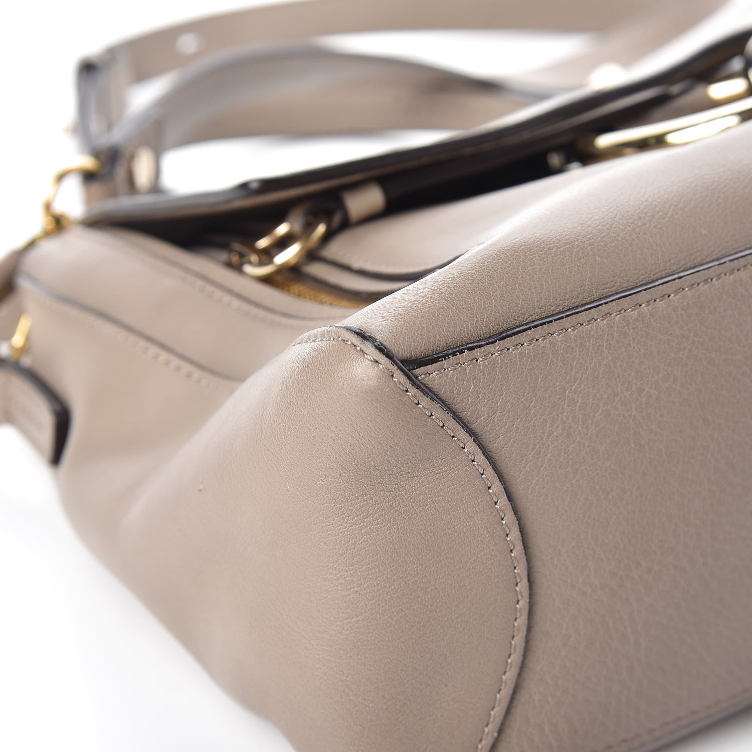 Chloe Calfskin Small Faye Day Shoulder Bag Motty Grey 11 of 16