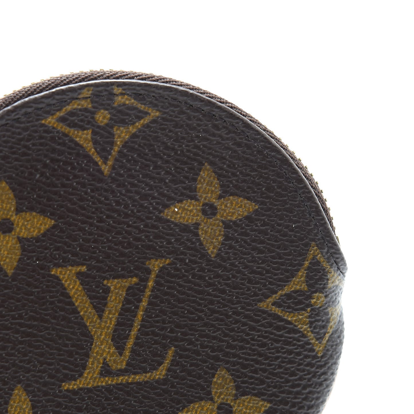 Monogram Round Coin Purse