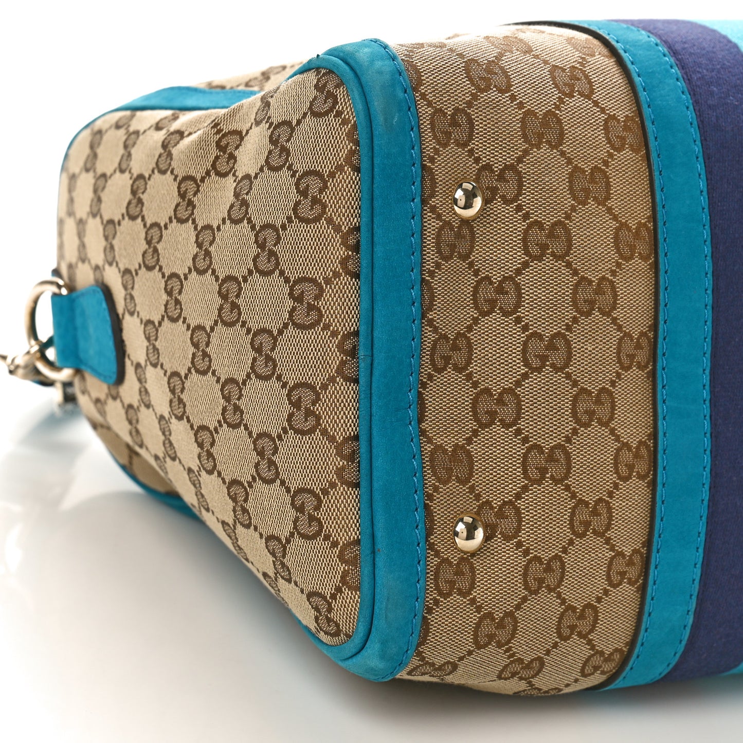 Monogram Vintage Web Medium Boston Teal