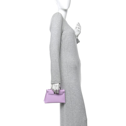 Hermes Epsom Mini Kelly Sellier 20 Guimauve 2 of 10