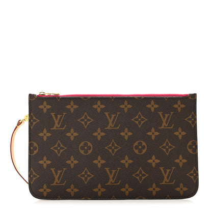 Louis Vuitton Monogram Neverfull MM GM Pochette Pivoine 1 of 6