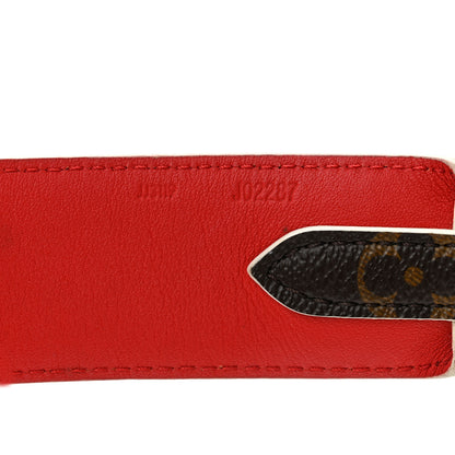 Louis Vuitton Monogram Bandouliere Shoulder Strap Red 5 of 6