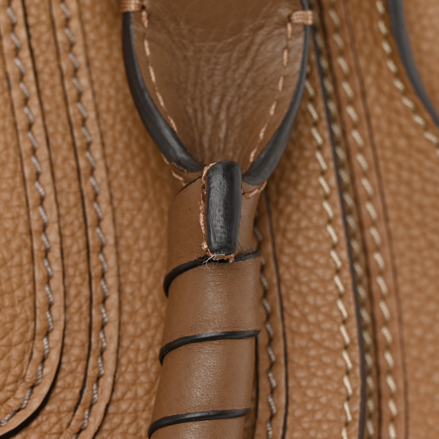 Calfskin Medium Marcie Satchel Nut
