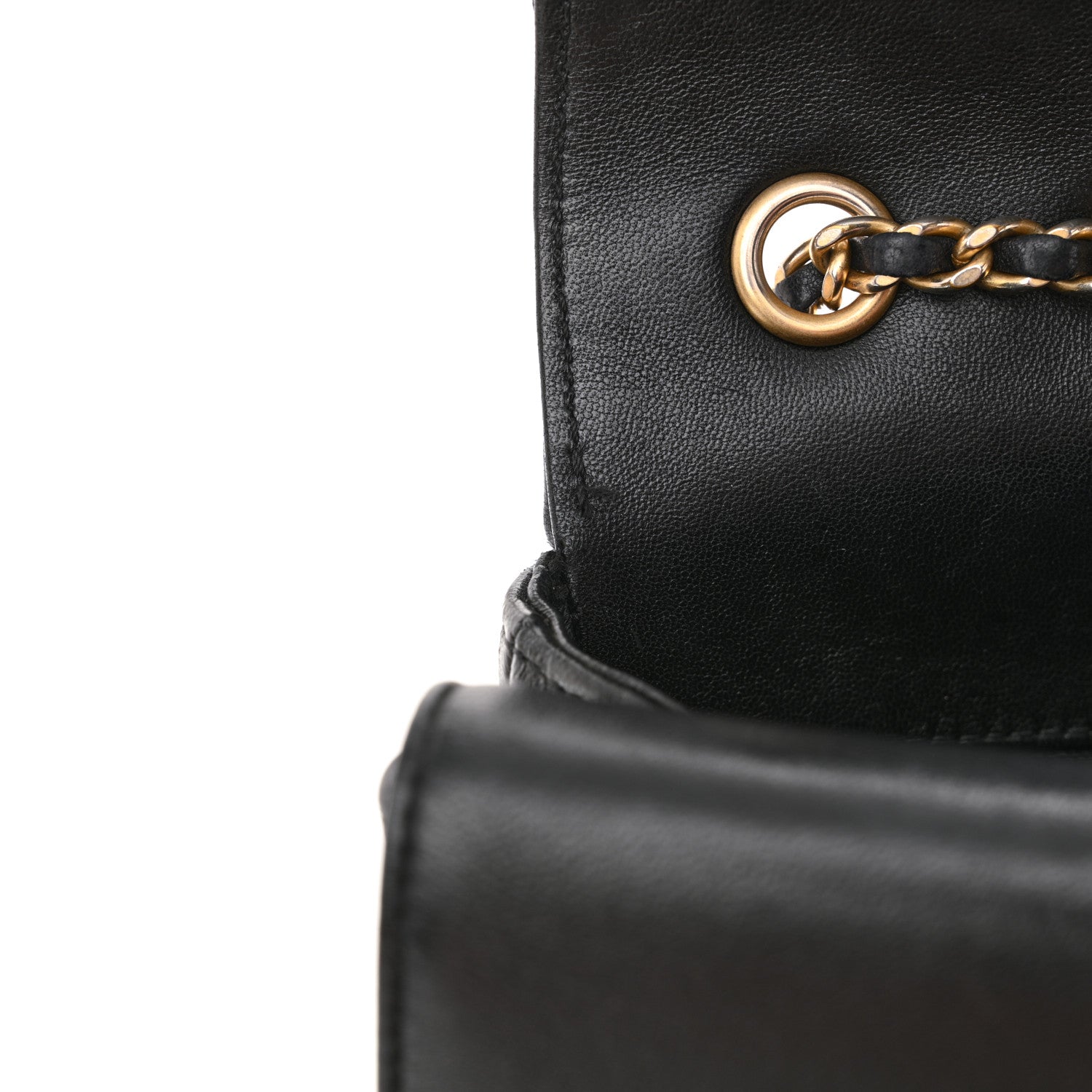 Chanel Lambskin Quilted Small CC Chic Flap Navy 12 of 13