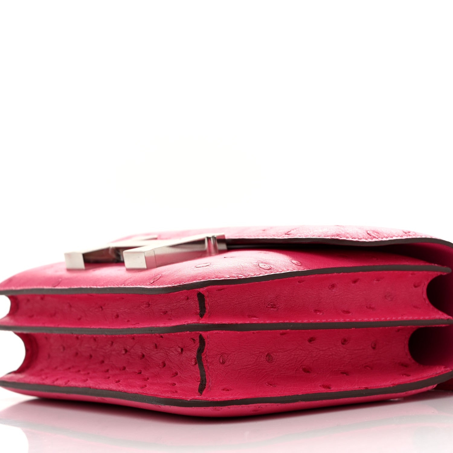 Hermes Ostrich Constance 18 Rose Pourpre 11 of 12
