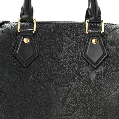Louis Vuitton Empreinte Monogram Giant Speedy Bandouliere 25 Black 7 of 10