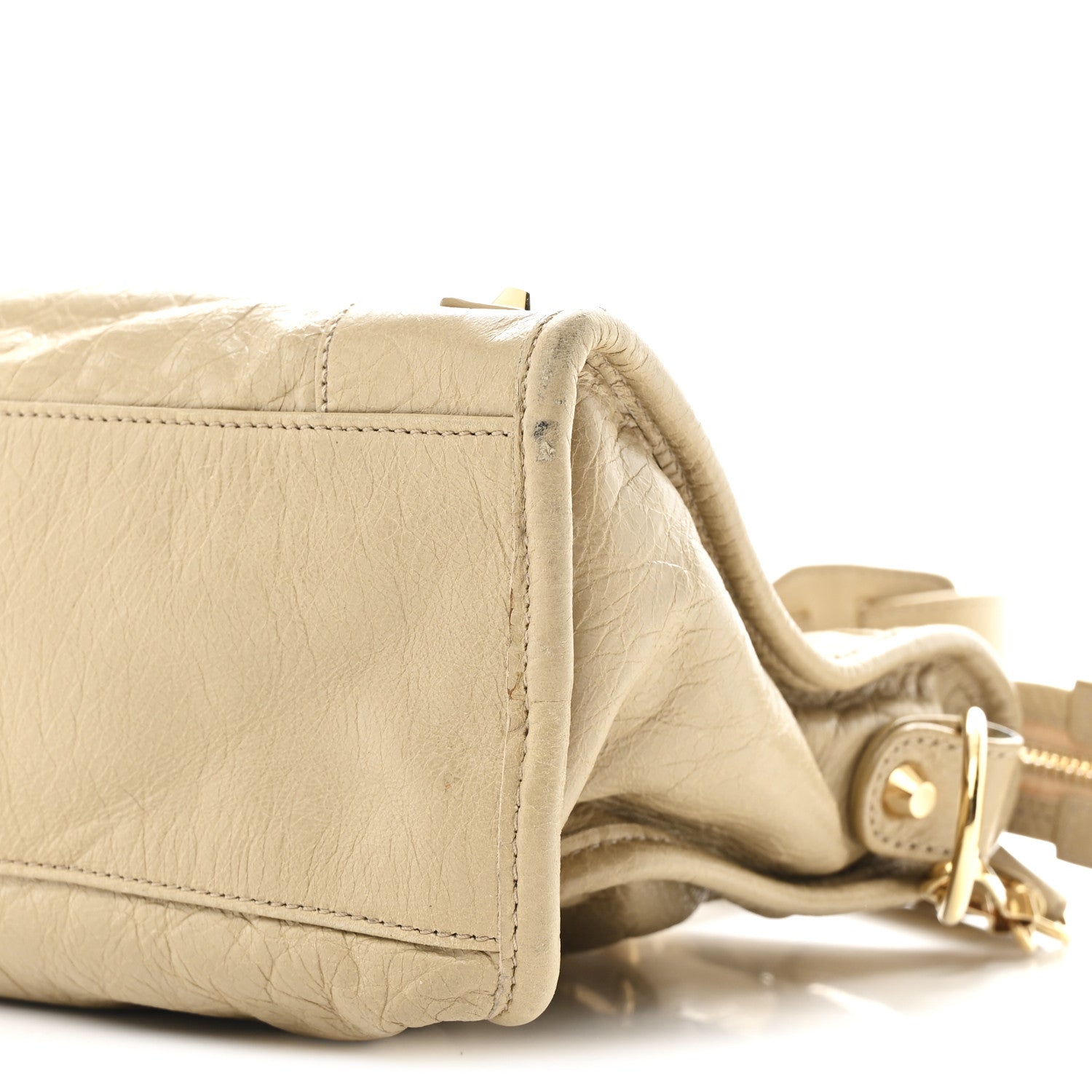 Balenciaga Agneau Classic Gold Hardware S City Beige Sable 11 of 11