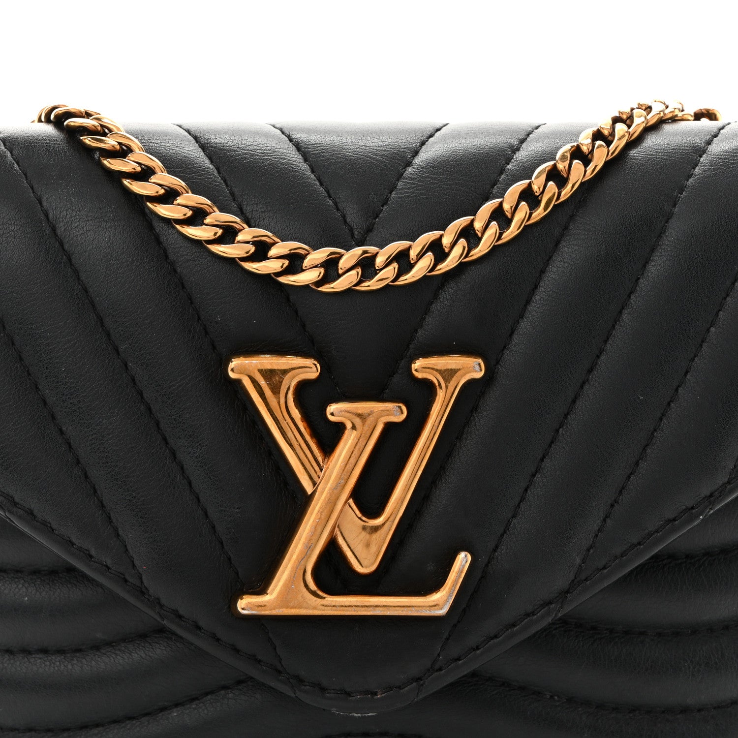 Louis Vuitton Calfskin New Wave Multi Pochette Black 7 of 10