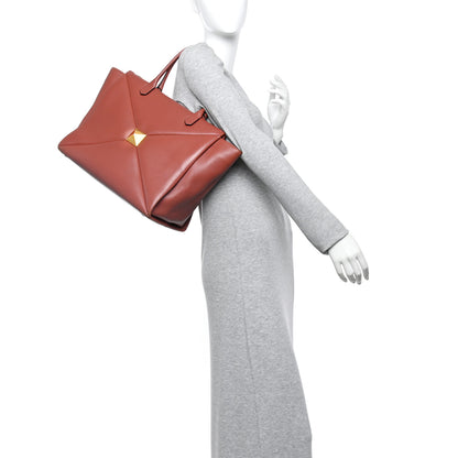 Valentino Garavani Nappa Large One Stud Handbag Gingerbread 2 of 18