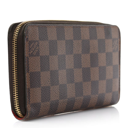 Louis Vuitton Damier Ebene 2015 Christmas Animation Zippy Wallet Poppy 3 of 8