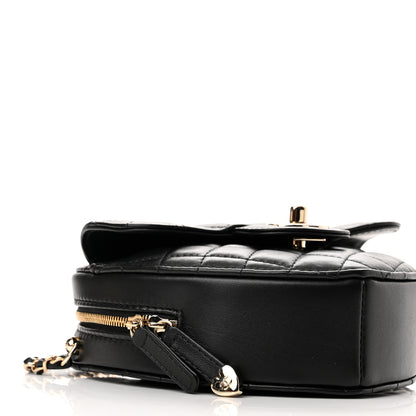 Chanel Lambskin Quilted CC In Love Heart Bag Black 9 of 10