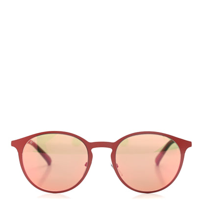 Gucci Round Sunglasses GG0504S Red Green 2 of 7