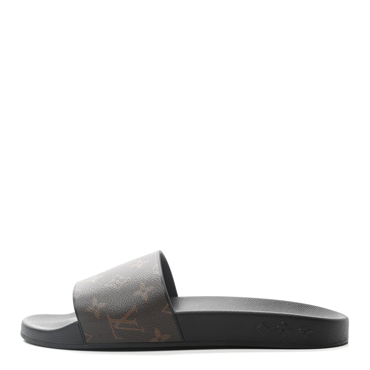 Rubber Monogram Mens Waterfront Mules 8 Macassar