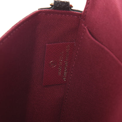 Louis Vuitton Monogram Pochette Felicie Chain Wallet Fuchsia 7 of 11