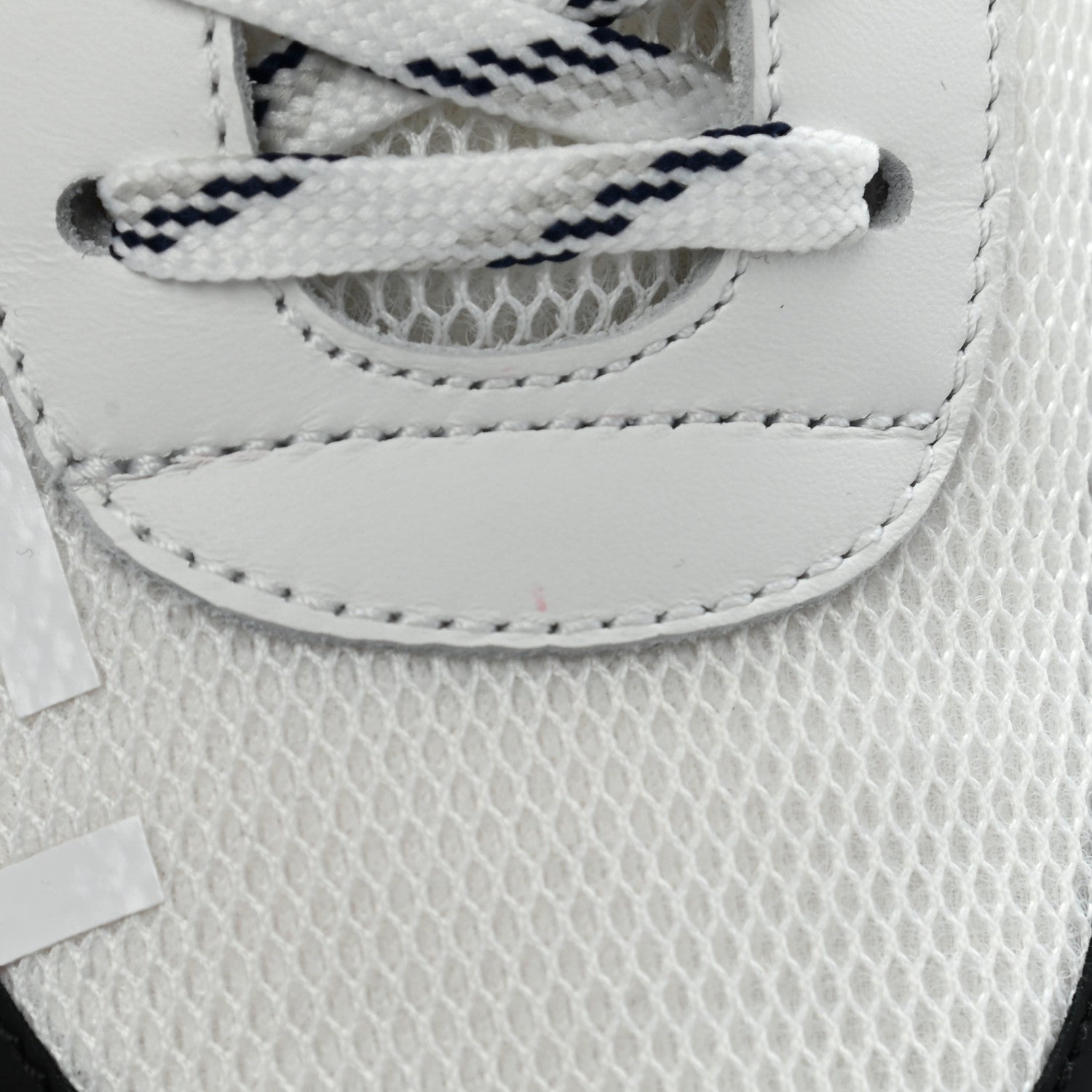 Chanel Calfskin Mesh Lycra Womens Logo High Top Sneakers 37 White 11 of 12