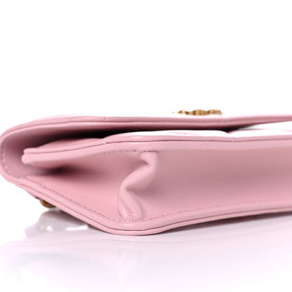 Chanel Lambskin Quilted Chanel 19 Belt Phone Holder Bag Pink 9 of 11