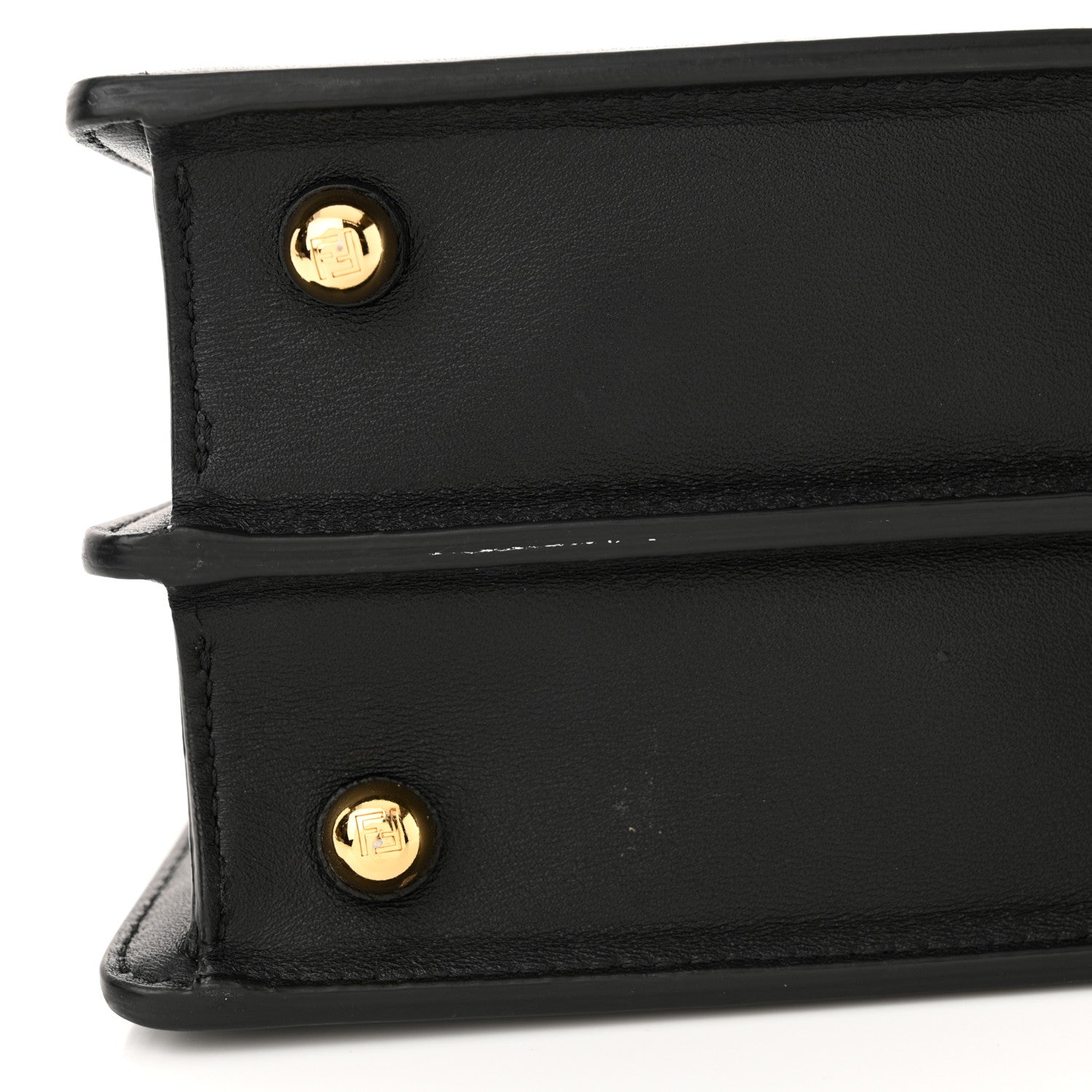 Fendi Shiny Nappa Petite Peekaboo I SEE U Satchel Black 16 of 16