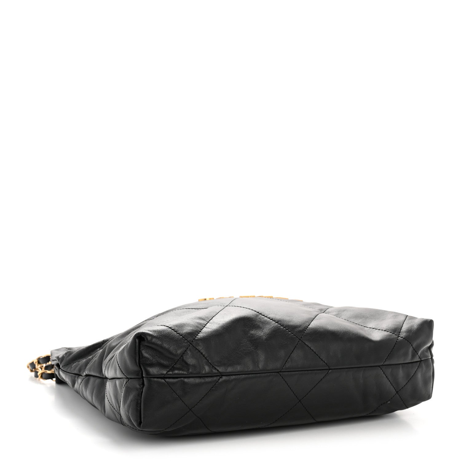 Chanel Shiny Calfskin Quilted Small Chanel 22 Black 5 of 13