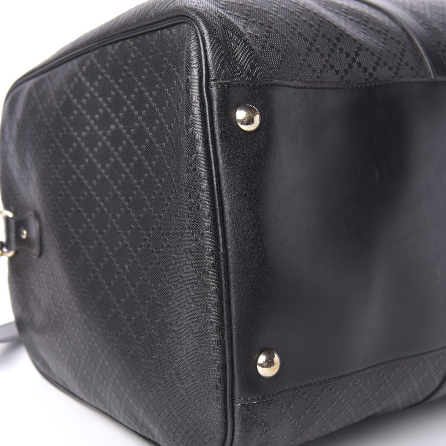 Gucci Bright Diamante Large Carry On Duffle Black 5 of 10