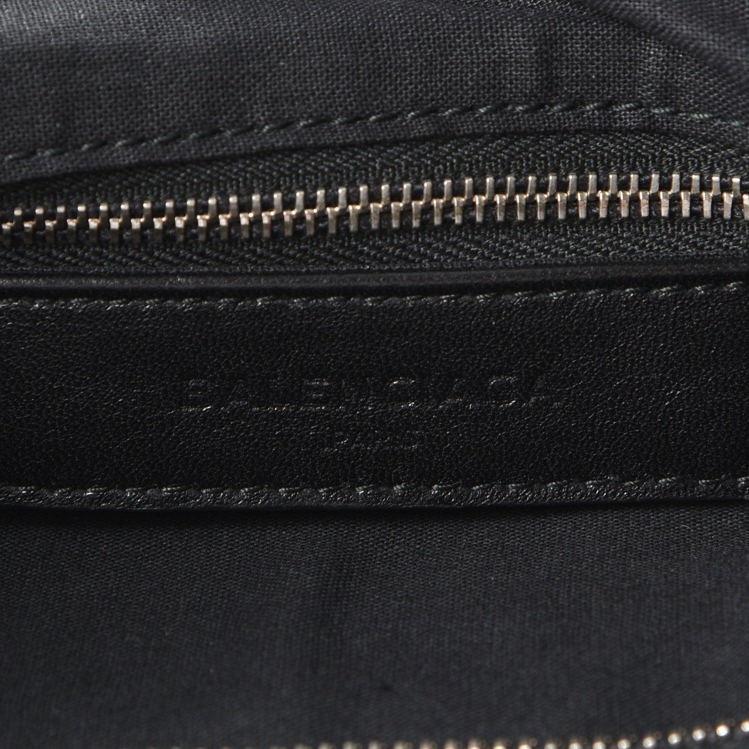 Balenciaga Chevre Silver Metallic Edge Hardware Town Black 6 of 8