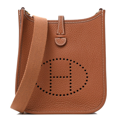 Hermes Taurillon Clemence Evelyne TPM Gold 1 of 4