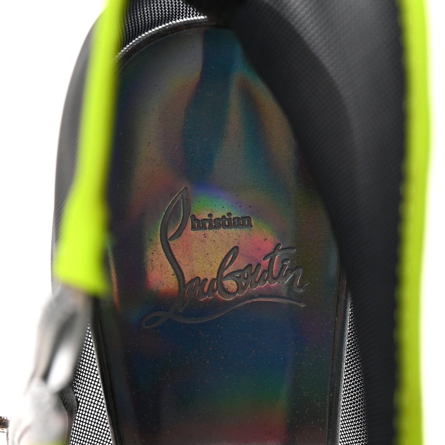 Christian Louboutin Mesh Checkypoint 55 Booties 39 Black 8 of 9