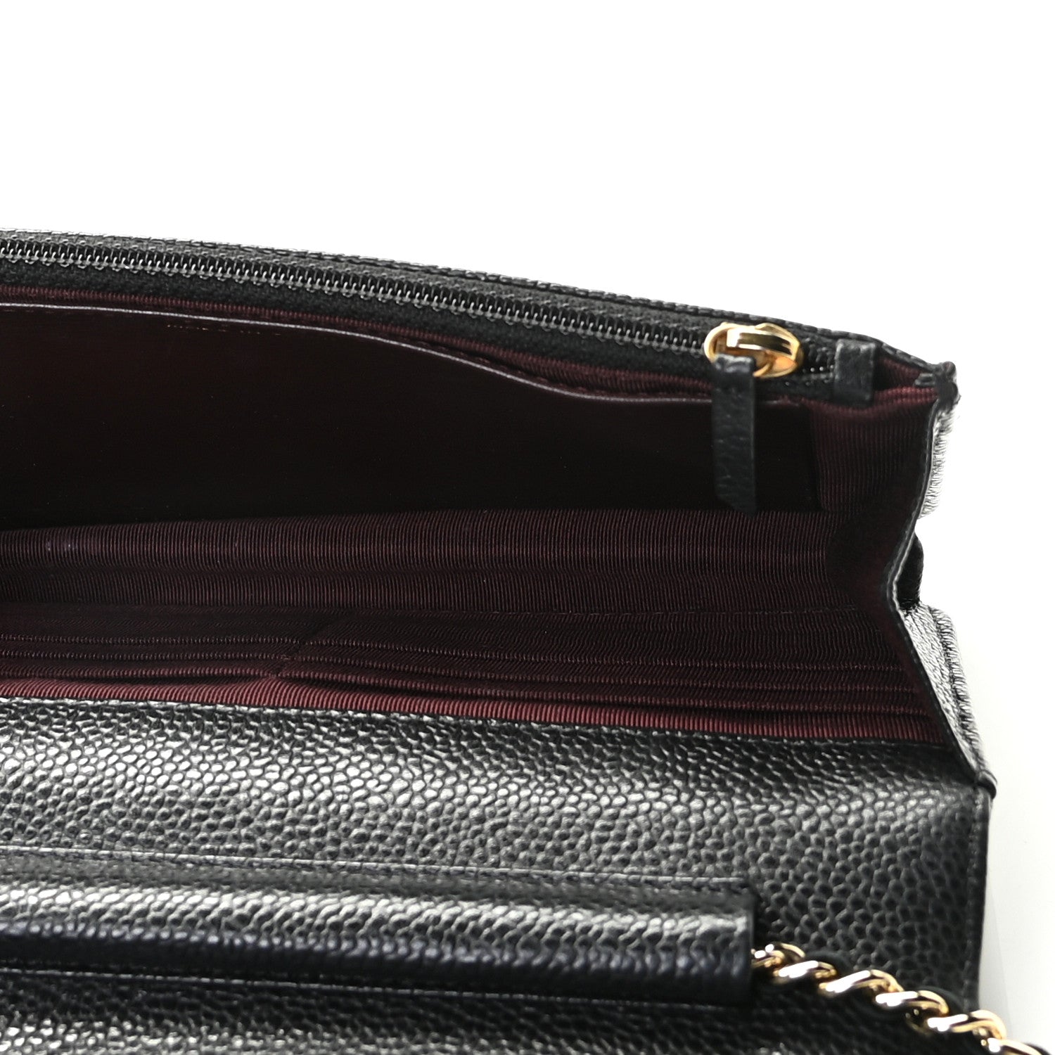 Chanel Caviar Quilted Wallet On Chain WOC Black 6 of 9