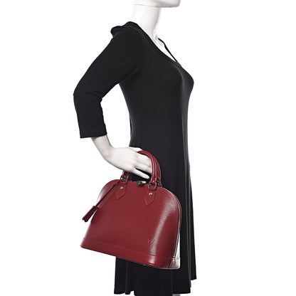 Louis Vuitton Epi Alma PM Rubis 2 of 9