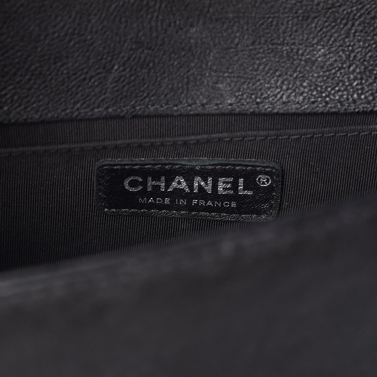 Chanel Calfskin Quilted Medium Boy Top Handle Flap Black 6 of 12