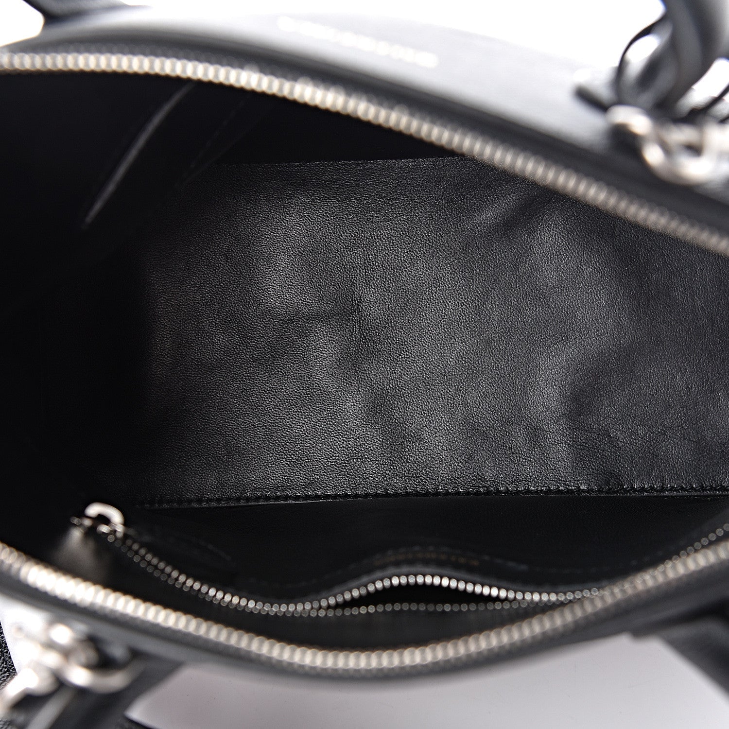 Balenciaga Signature Grained Calfskin Logo S Ville Top Handle Bag Black Rose Shocking 5 of 9
